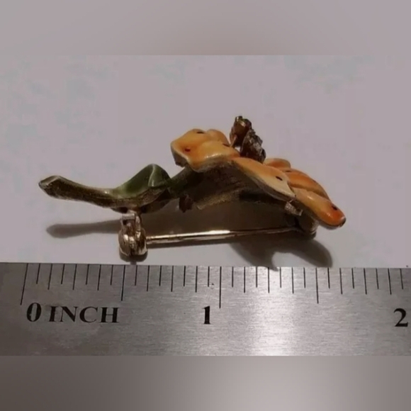 HAR Vintage tiger lily pin - Picture 8 of 8